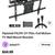 Pipishell LARGE FULL-MOTION TV WALL MOUNT MODEL PILFK1 NIB 3 thumbnail