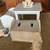Kid's Wooden Gray & White Storage Play Table with 2 Storage Benches 1 thumbnail