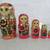 Russian/USSR Hand Painted Wood Vtg. Matryoshka Nesting Dolls 5 Pc. Set 1 thumbnail