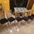 LUXURY CALLIGARIS DINING ROOM SET, EXTENDABLE TABLE AND 6 CHAIRS, MINT 7 thumbnail