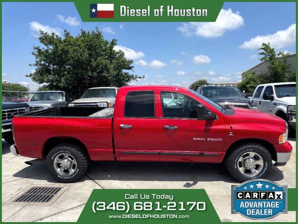 2005 DODGE RAM 2500 6SPD MANUAL 5.L CUMMINS DIESEL - $24,995 (DIESEL OF HOUSTON)63621119993987123