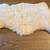 New Ivory small Sheepskin shag cow rug 35”x22” 3 thumbnail