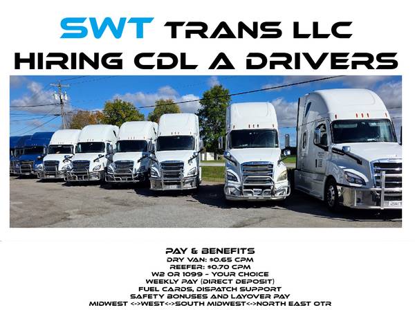 OTR Class A Driver OTR  .65cpm-.73cpm 1