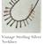 STUNNING! VINTAGE MEXICAN SILVER SUNRAY NECKLACE 4 thumbnail