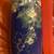 Blue Floral Pattern Handpainted Vintage 1920s WELLER Flower Vase 3 thumbnail