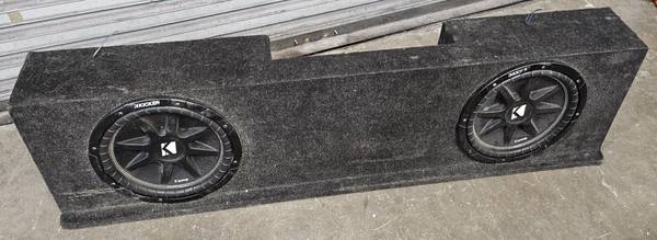 Kicker Ported Enclosure With Dual 12" Comp Subwoofers 5' Wide - Very H 1