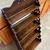 Vintage 5 Tier Scroll Cut Fretwork Wood Mount Curio Shelf with Mirrors 8 thumbnail