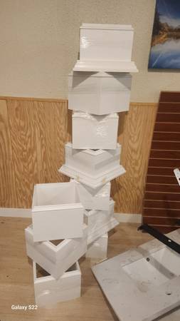 8"×8" Royal pvc post wrap trim bases - lot of 10 1