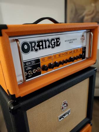 Orange Rockerverb 50 MKIII Head with extras 1