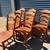 Pristine Solid Wood 47” Diameter Table 6 Side Chairs & w2 Extra Leaves 11 thumbnail