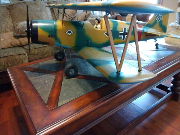 Avión RC, biplano Aero Master, tamaño .60 - $175 (Lake Charles)63435105056515122