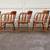 Vintage Dark Oak ‘Caboose’ Chairs by Boling Chair Company, Set of 5 10 thumbnail