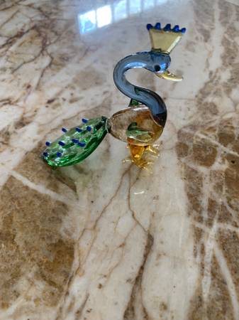 Glass Peacock 1