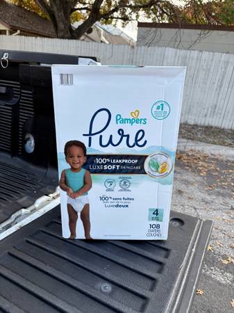 Pampers Pure Size 4 Diapers 108ct 1