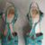 NEW Vince Camuto Suede Platform Sandals in Tropic Teal 7M 2 thumbnail