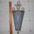 Galvanized Distressed Look Teal/Brown Metal Wall/Garden Hanger 1 thumbnail