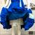 Vintage 1950's Royal Blue Taffeta Strapless "Bubble" Party Dress - S-M 6 thumbnail