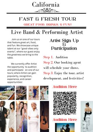 Musicians & Bands Audition for tours 1