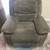 Power Serta Recliner Chair Soft Gray Fabric. Back removes for upstairs 2 thumbnail