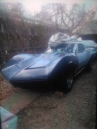 Coche proyecto sin terminar Corvette Maco Shark 1973 - $14,800 (Lewisville, Tx)63483741912449123