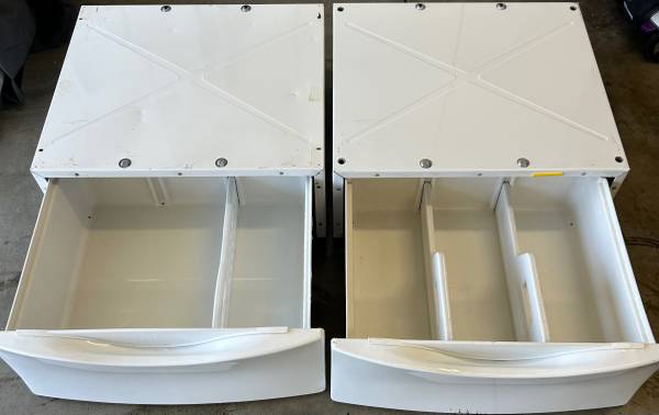 Whirlpool Pedestals for Washer/Dryer - $120 (Lodi, Ca.)63471204110595121