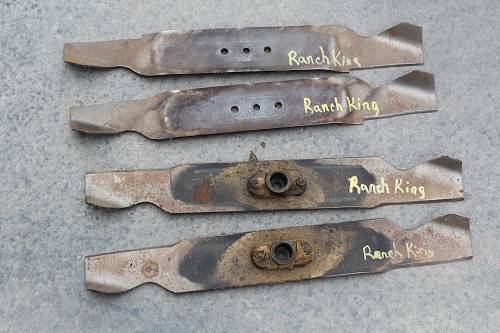 Four 21" Mulch / Mower Blades 1