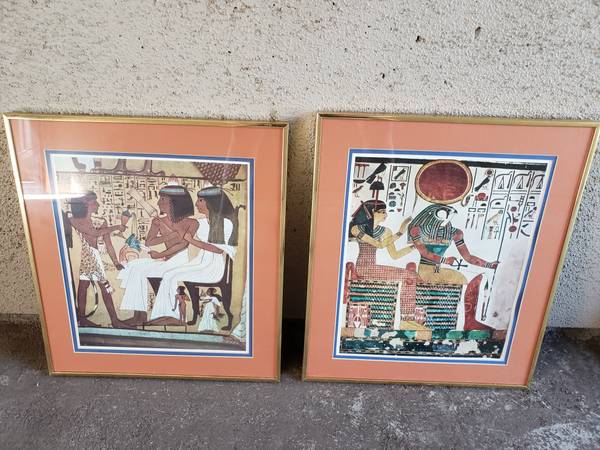 Pair of Egyptian Prints 1
