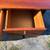 Ethan Allen Solid Cherry wood Writing Desk Black Two Tone 5 Drawers Mission Styl 11 thumbnail