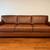 DISCOUNTED PRICE FOR TODAY leather couch in Great Condition 2 thumbnail