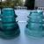 2 Vintage Teal or Aqua Green Insolators 1 thumbnail