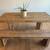 Rustic Solid Oak Kitchen Table & Bench 2 thumbnail