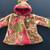 Girls Size 3T CORKY & COMPANY Floral Fleece Coat 3T with Hood 1 thumbnail