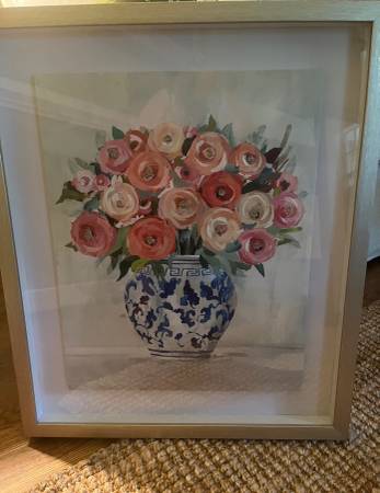 Framed Floral Art 1