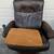 Ekornes Stressless large recliner chair w/laptop computer table 1 thumbnail