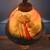 Reverse Painted Light Lamp Antique 1 thumbnail