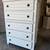 Farmhouse CHEST/tall dresser white distressed (Daytona) 2 thumbnail