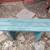 Rustic Blue Solid Pine Wood Garden Bench / Table 1 thumbnail