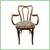 Vintage Thonet Style Bentwood Arm Chair 1 thumbnail