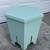 Hexagon Stool lacquered Mint  - End Table 10 thumbnail