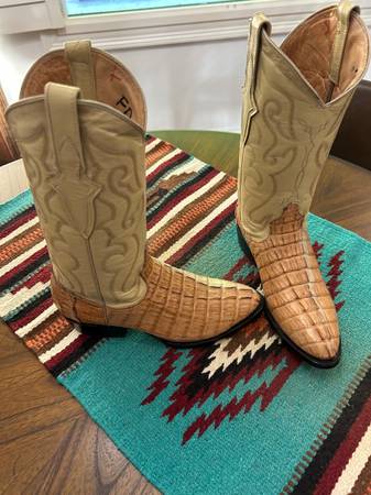 Genuine Alligator Western Boots 1