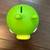 2012 Rovio Angry Birds Plastic White Star Green Piggy Coin Bank 2 thumbnail