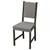 NEW 4 IKEA STEFAN WOOD GRAY BLACK DINING CHAIR CHAIRS UPHOLSTERY 1 thumbnail