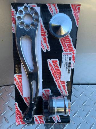 Harley Davidson Accutronix Chrome Slotted break arm 1