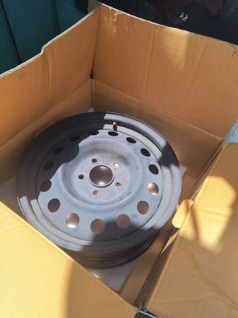 O.E.M. Steel wheels (2) for  Toyota Great Condition 1