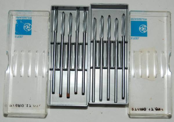 Brasseler Laboratory 276RG.17.03-Cutter Carbide Burs 10 Total 1