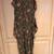 Green Floral Jumpsuit - Big Girls size M 2 thumbnail
