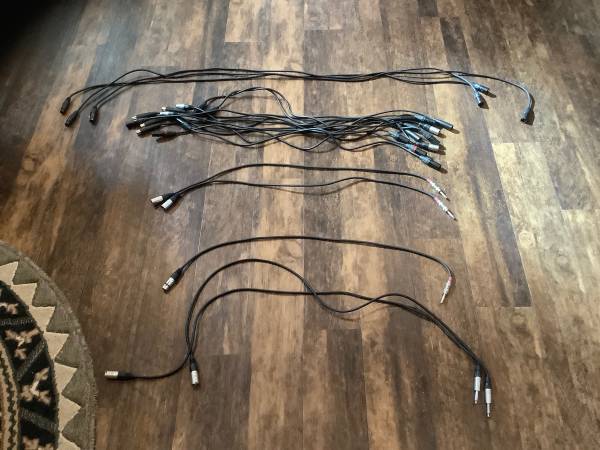 Assorted mic cables 1