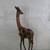 Vintage Hand Carved Wooden Giraffe Figurine Made in Kenya Africa 25" 8 thumbnail