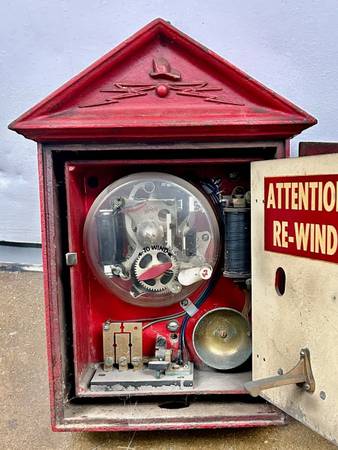 WANTED OLD TELEGRAPH EQUIPMENT BELLS ALARM BOXES CHICAGO FIRE DEPT 1