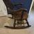 Antique Traditional Quartersawn Oak Figural Rocking Chair by George Arndt 3 thumbnail